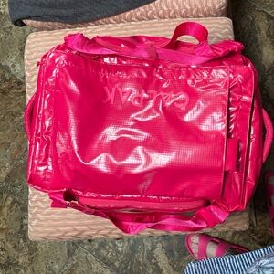 Calpak Bright Pink Travel Duffel